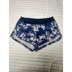 Athleta‎ Girl Running Shorts Tie Dye Athletic Reflective Size L/12
